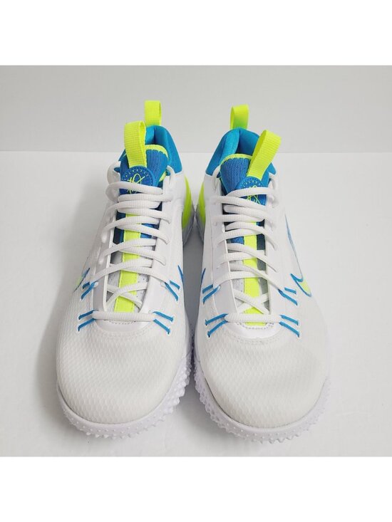 NEW Nike Huarache 9 Elite TF LAX SE Lacrosse Shoes FV6148-100 Size 9.5 White